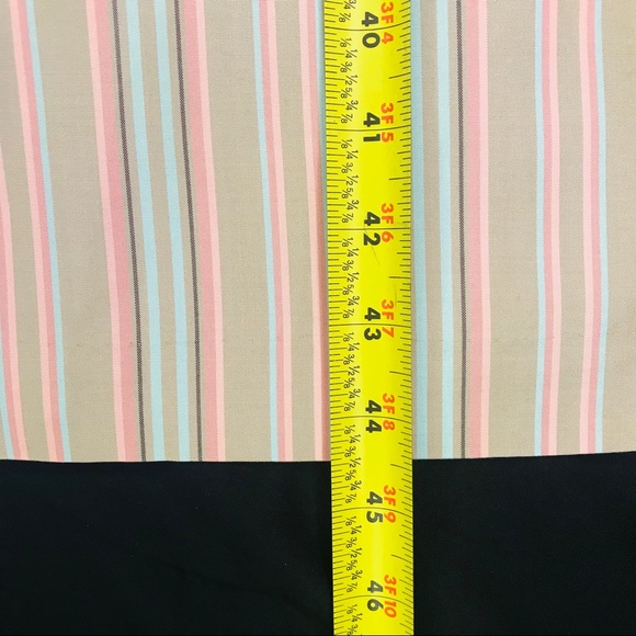 Tommy Bahaha Silk Neutral Striped Halter Dress - Picture 14 of 14